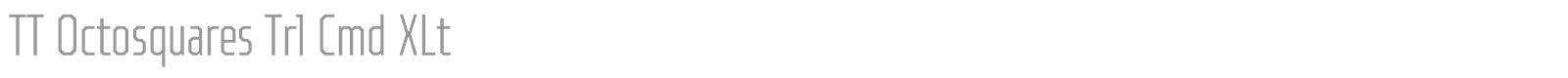 TT Octosquares font preview